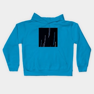 Blue blurred lights Kids Hoodie